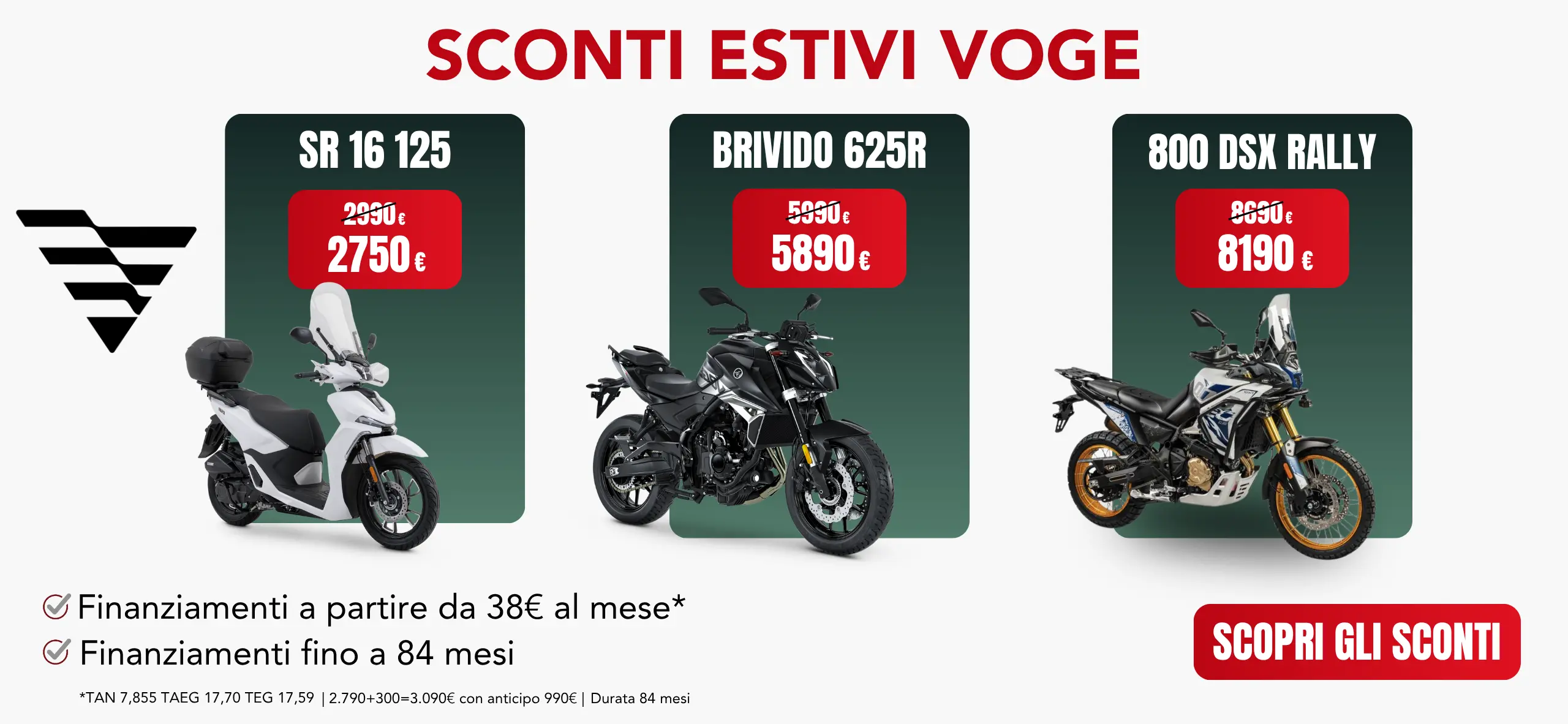 Sconti estivi Voge