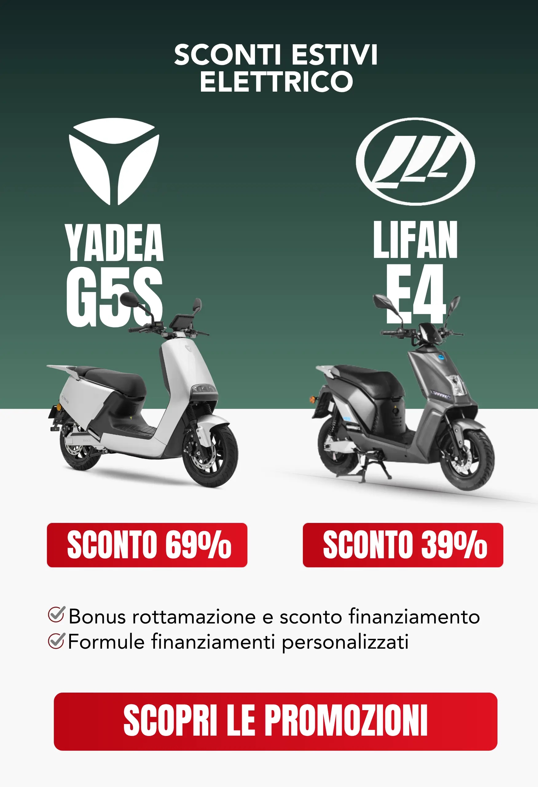 Sconti estivi elettrico